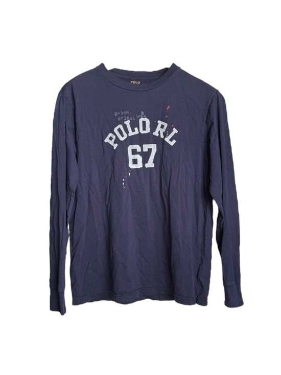 Polo Ralph Lauren Other - Polo Ralph Lauren Navy Blue Long Sleeve 67 Graphic Tee Shirt Boys Large 14-16